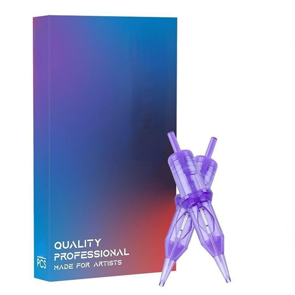 Tattoo Needle Cartridges 3RL Round Liner for Tattoo Pen, Sterile AntiBackflow 10 Pack