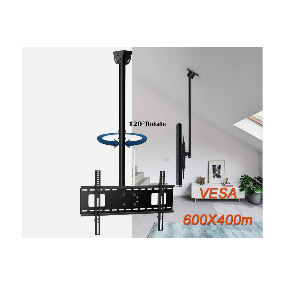 Heavy Duty Tv Roof Ceiling Mount Bracket Tilt Swivel 32 41 43 49 50 55 70 Inch 3442531621670