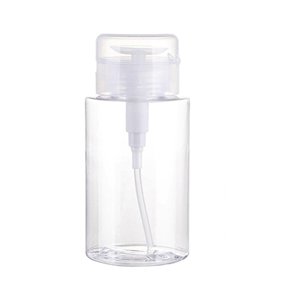 200ml Alcohol Pump Dispenser Bottle with LeakResistant Design for Makeup Remover and Toner