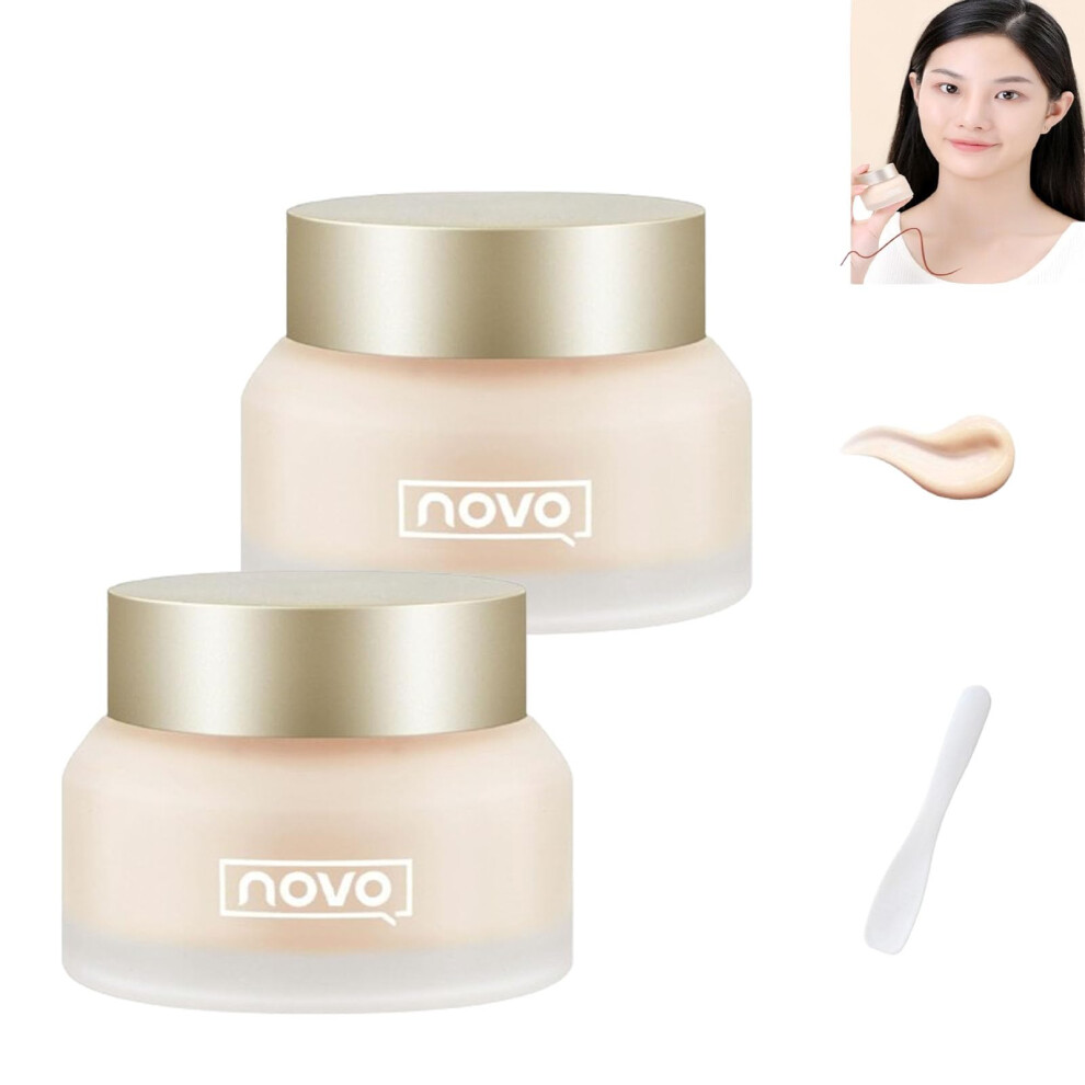Ivory Liquid Foundation And Concealer 2Pcs Set, Waterproof Long Lasting Full Coverage Moisturizing