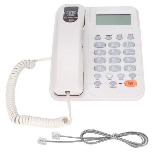 KXT2029CID White Office Landline Phone with Caller ID & Extension Interface 1