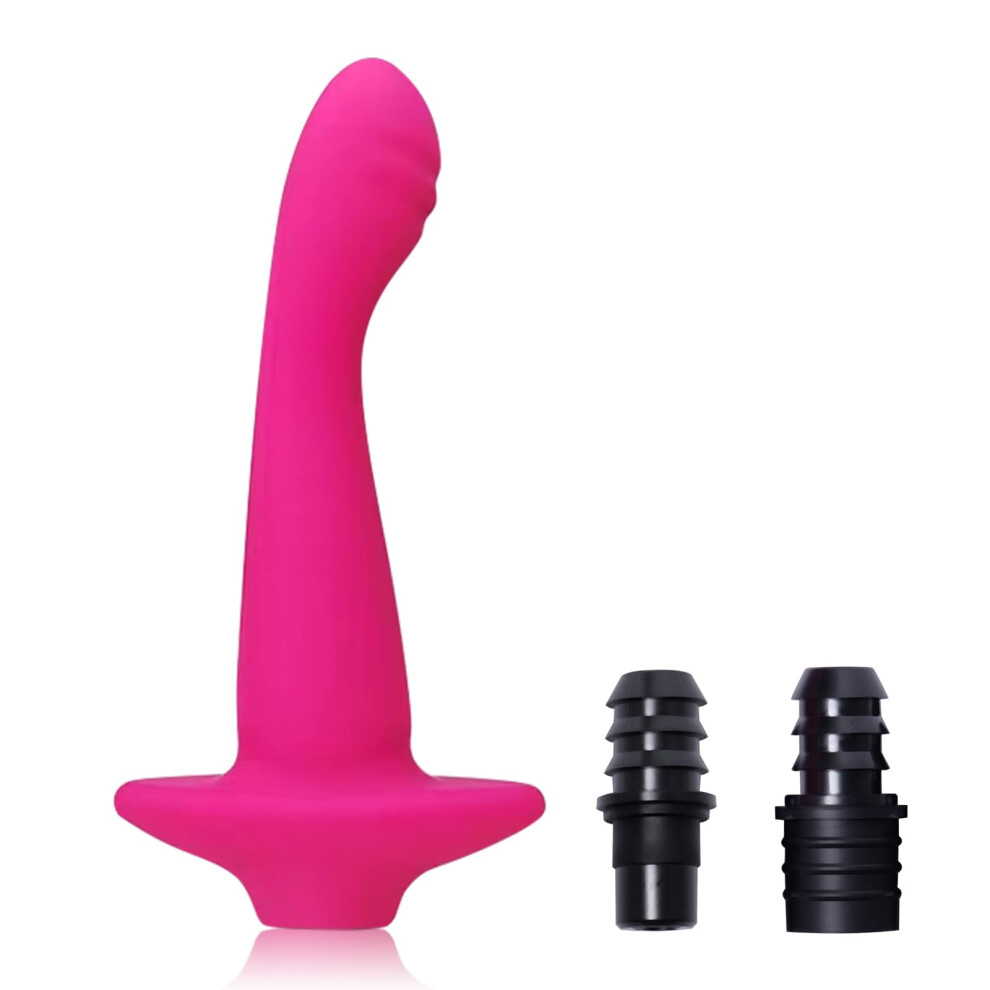Massage Gun Attachments Rose Red Silicone Waterproof Deep Tissue Head for Muscle Relief Athletes