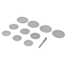 Ensemble de 11 pièces argentées 22 mm/0,9 po-25 mm/1,0 po-32 mm/1,3 po