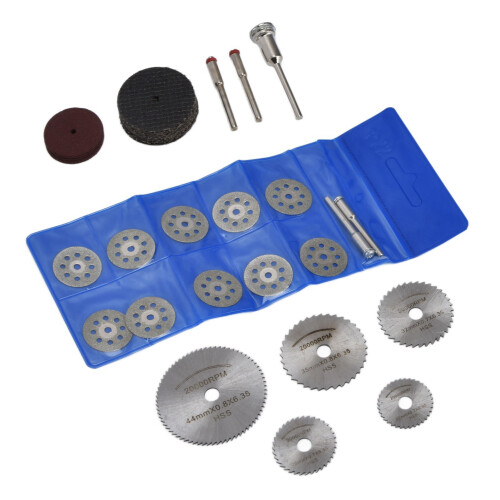 40Pcs Cutting Wheel Set with HSS Circular Saw Blades – Assorted Sizes