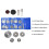 40Pcs Cutting Wheel Set with HSS Circular Saw Blades – Assorted Sizes 10