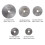 40Pcs Cutting Wheel Set with HSS Circular Saw Blades – Assorted Sizes 13