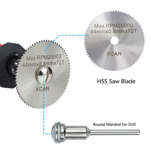 40Pcs Cutting Wheel Set with HSS Circular Saw Blades – Assorted Sizes 2