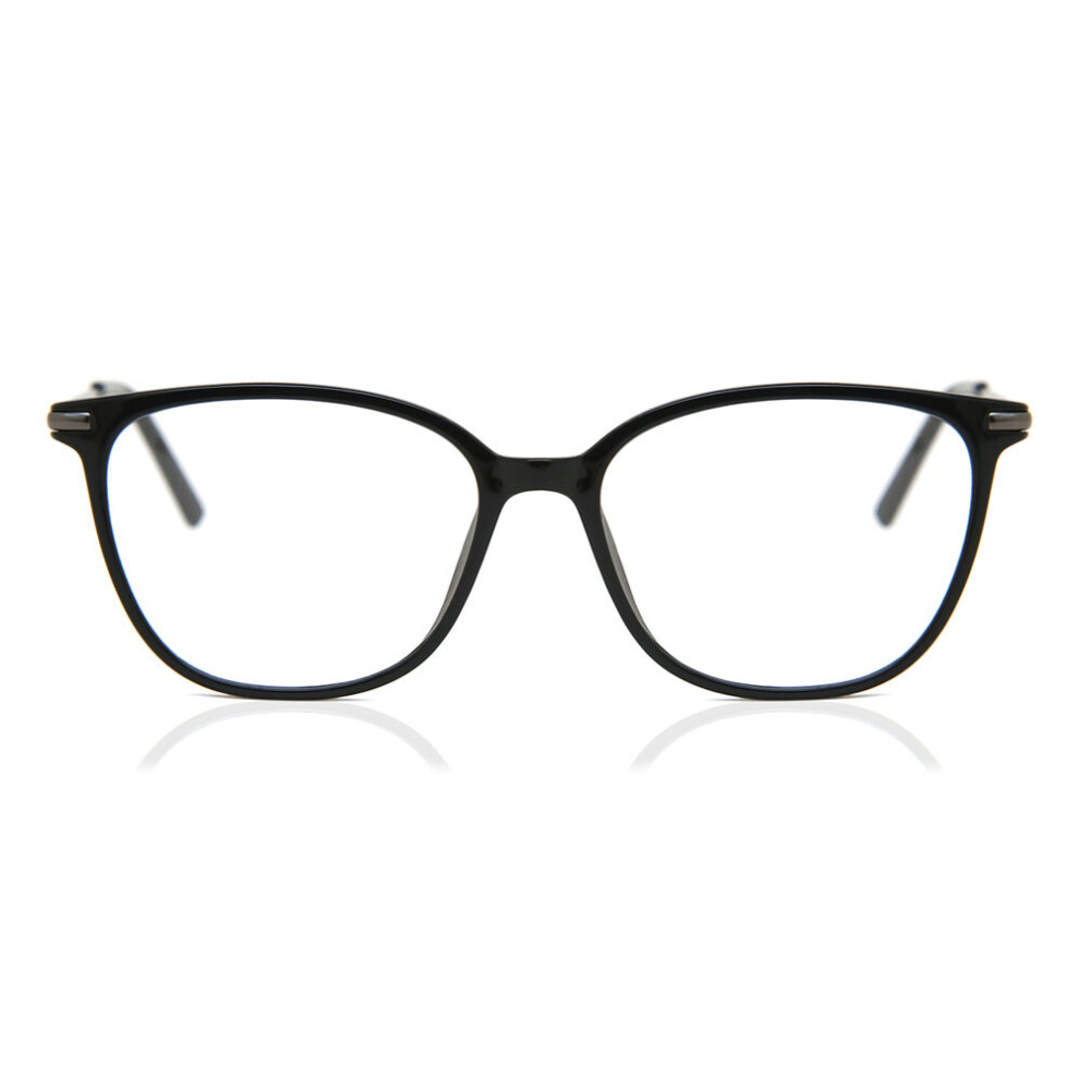 Smartbuy Collection Black Full Rim Square Mars Ac26b Unisex Eyeglasses