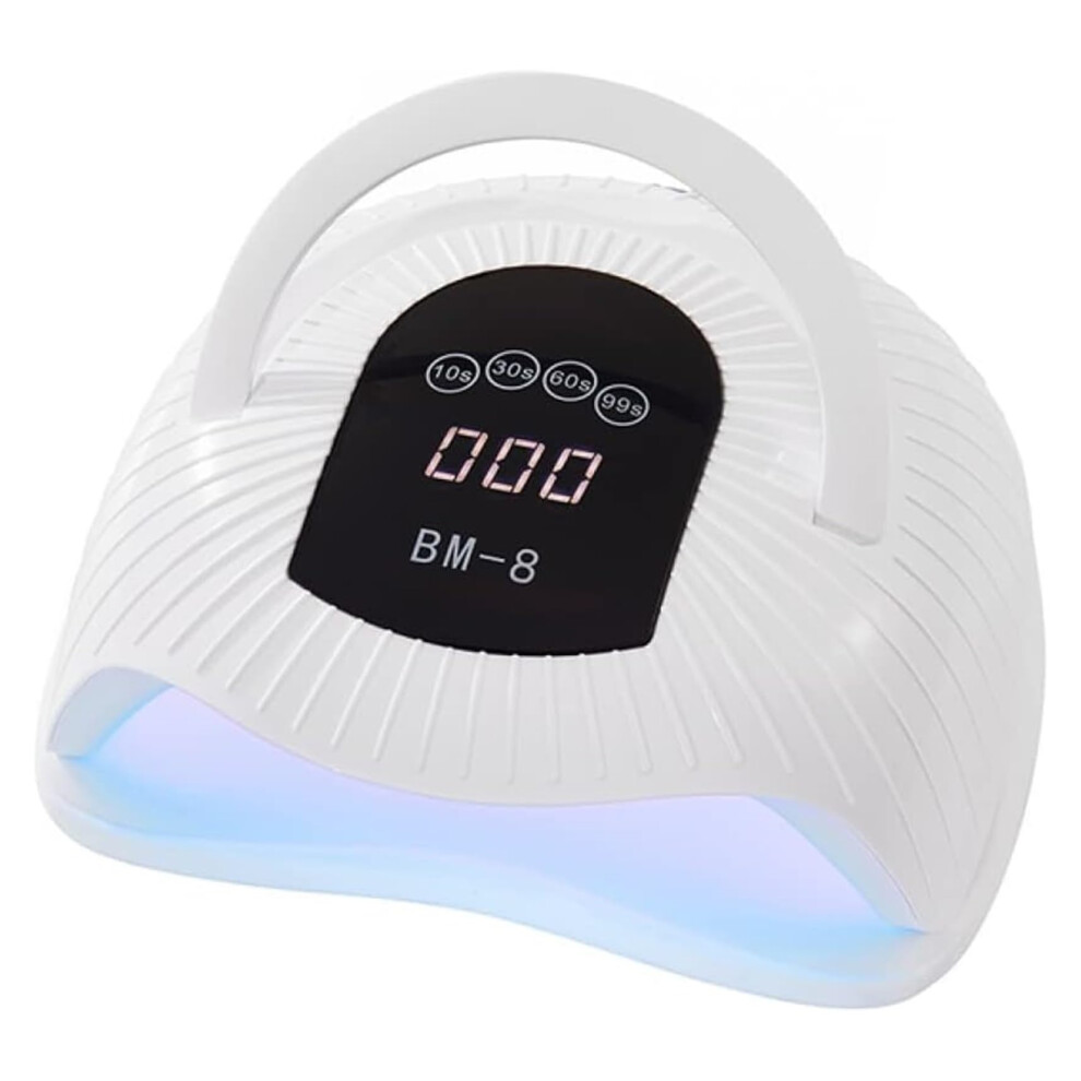 White Uv Led Nail Lamp 143W Professional Nail Dryer For Gel Polish With Timer Auto Sensor