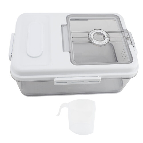 Airtight Bread Storage Box PET 1.1kg Multi-Purpose Container 1