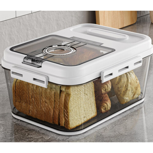 Airtight Bread Storage Box PET 1.1kg Multi-Purpose Container 2