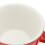 Ceramic Chocolate Melting Mug Pot with Fork, Red, 360g 11
