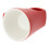 Ceramic Chocolate Melting Mug Pot with Fork, Red, 360g 13