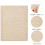 Microblading Practice Skin Double Sided Silicone for Eyebrows and Lips 1mm Thick Reusable 4