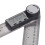 righello digitale angolare a 360 gradi da 0 a 200 mm con protractor elettronico e schermo LCD 6