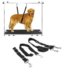 3pcs Nylon Dog Grooming Straps Adjustable Abrasion-Resistant Leash