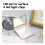 LED Travel Makeup Mirror Double Sided 2X Magnification White Light Pink 5
