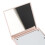 LED Travel Makeup Mirror Double Sided 2X Magnification White Light Pink 9