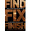 Find Fix Finish by Aki Peritz Paperback Book 1
