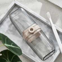 Portable Travel Toothbrush Cup Set - 20x6.9cm Transparent Toothpaste Box