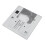 Piastra dell'ago MC250C 90C - 7,98,1 cm, trasparente 16