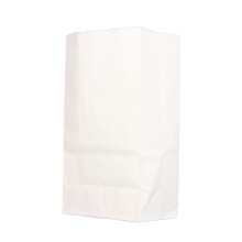 100Pcs Kraft Paper Food Grade Oil Proof Large Capacity Shopping Bags 215x120x70mm