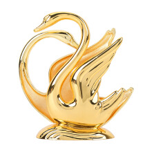 Metal Swan Coffee Spoon Holder Elegant Swan Design Mirror Polish Finish Luxury Dining Experience Durable Corrosion Resistant Spoon Holder Storage