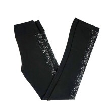 Skating Tights Crystal Sparkling Pants Figure Skate Skinny Outfit Star