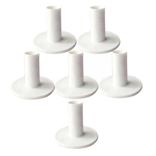 6pcs Rubber Golf Driving Range Practice Tee Holder Tees Divot Tool 38m
