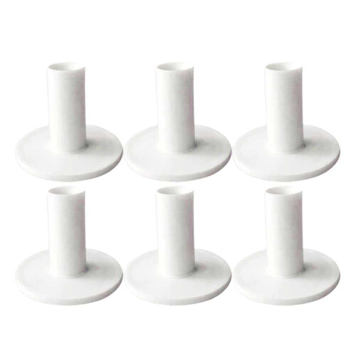6pcs Rubber Golf Driving Range Practice Tee Holder Tees Divot Tool 38m 2