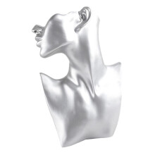 Resin Material Showcase Jewelry Display Pendant Holder L+Silver Resin