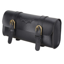 PU Leather Retro Bicycle Handlebar Bag Cycling Bike Front Pouch Pack B