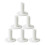 6pcs Rubber Golf Driving Range Practice Tee Holder Tees Divot Tool 60m 1