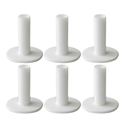 6pcs Rubber Golf Driving Range Practice Tee Holder Tees Divot Tool 60m 1