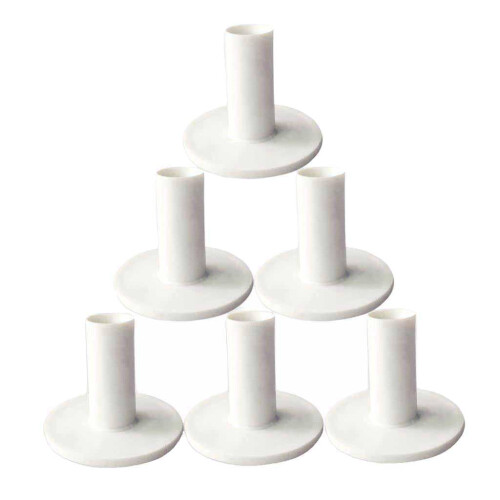 6pcs Rubber Golf Driving Range Practice Tee Holder Tees Divot Tool 38m 1