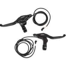 Universal Electric Bike Brake Handle Levers Waterproof Pair Square Por