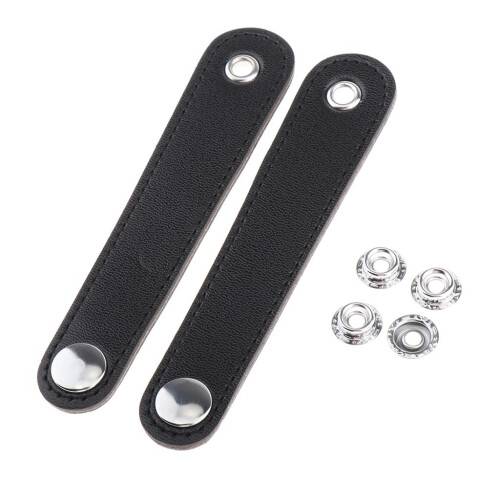 Accordion Bellows Strap Clasp PU Leather, Centre Distance Optional 11.