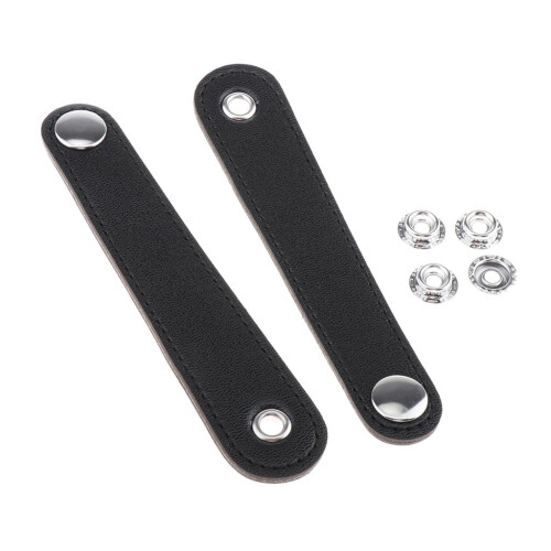 Accordion Bellows Strap Clasp PU Leather, Centre Distance Optional 12. 2