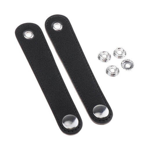 Accordion Bellows Strap Clasp PU Leather, Centre Distance Optional 10. 2