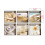 6pcs 13x13cm 3D Effect Anti Slip Waterproof Bathtub Sticker Shells 2