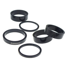 6pcs Alloy Bicycle Headset Spacer Front Fork Head Parts Washer Adjuste