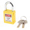 Safety Security Lockout Padlock Keyed Different Yellow 1