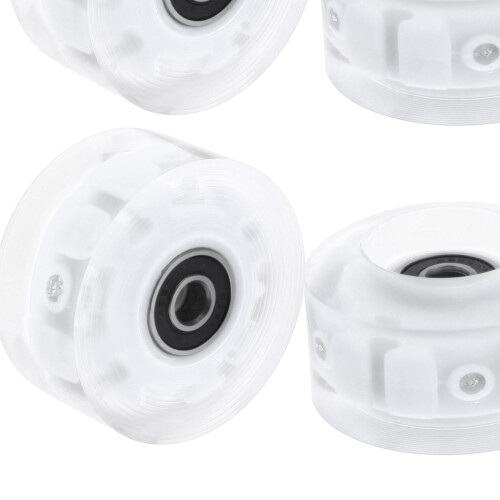 4Pack Quad Roller Skate Wheels with Bearings for Double Row Skateboard 2