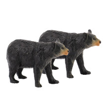 Wildlife Animal Miniature Kids Story Telling Props Model Toy Black Bea