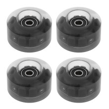 4Pack Quad Roller Skate Wheels with Bearings for Double Row Skateboard