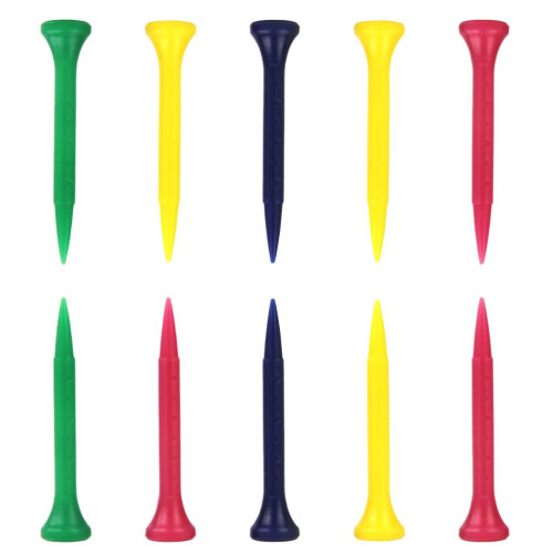 10 Count Golf Tee PE Plastic Golf Practice Training Aids Accessories 6 1
