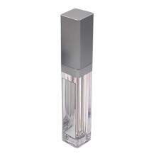7ml Empty Lip Gloss Tubes Lip Container w/Mirror &LED Light Clear+Silv