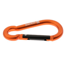 Aluminum Alloy Carabiner Gourd Shape Spring Buckle Hook Clip Matt oran