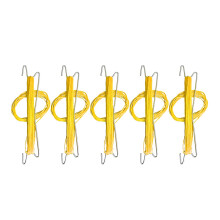 Flower Tomato Support J Hook Clips Garden Hooks String Rope 32.8ft yel