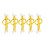 Flower Tomato Support J Hook Clips Garden Hooks String Rope 32.8ft yel 1